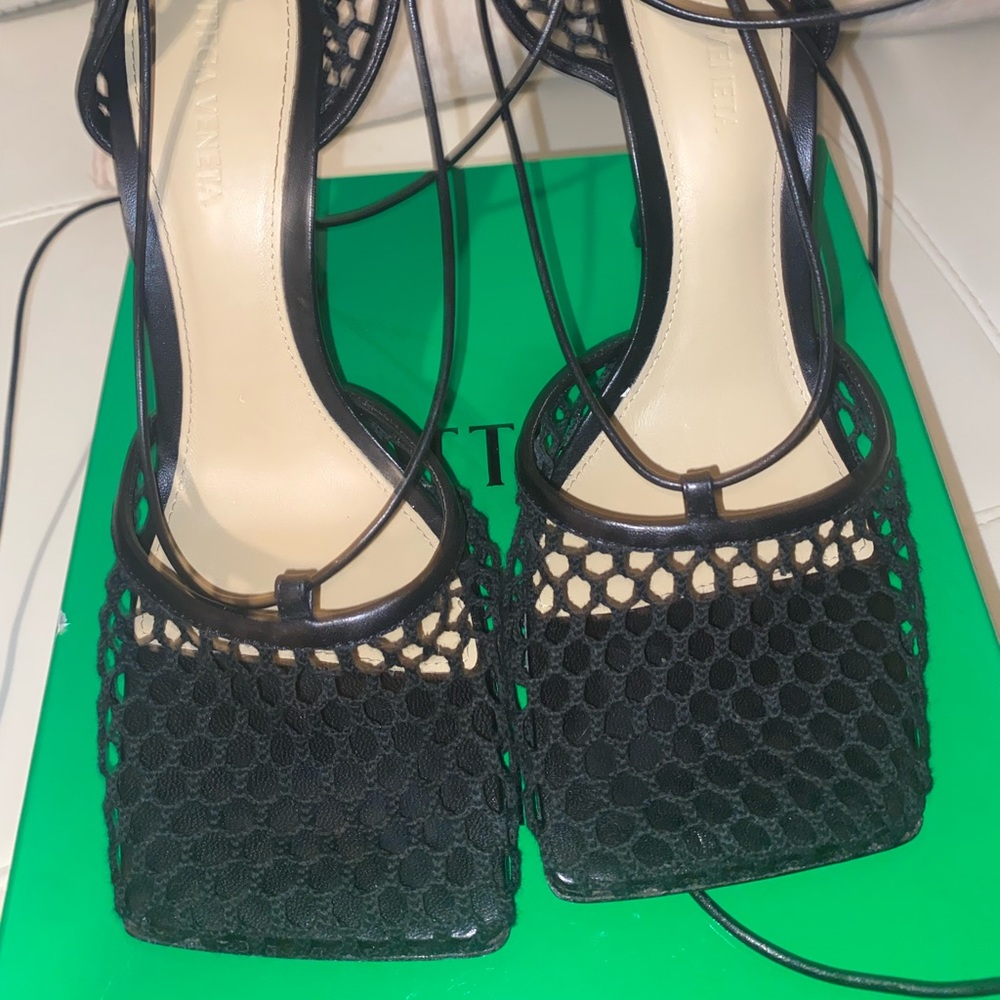 Bottega vaneta strech mesh heels S39